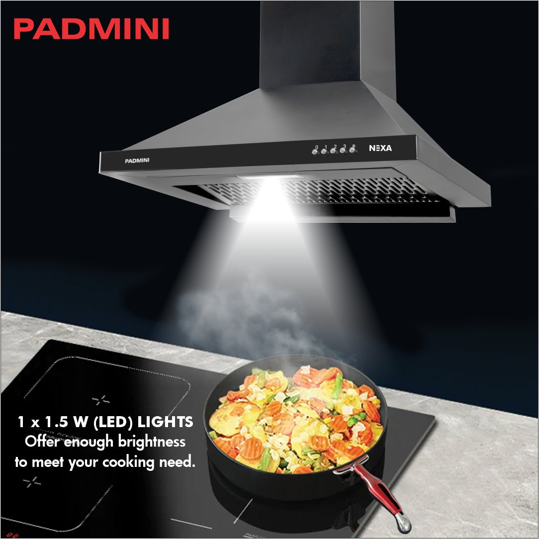PADMINI Electric Chimney Nexa 60 FL (FILTERLESS)