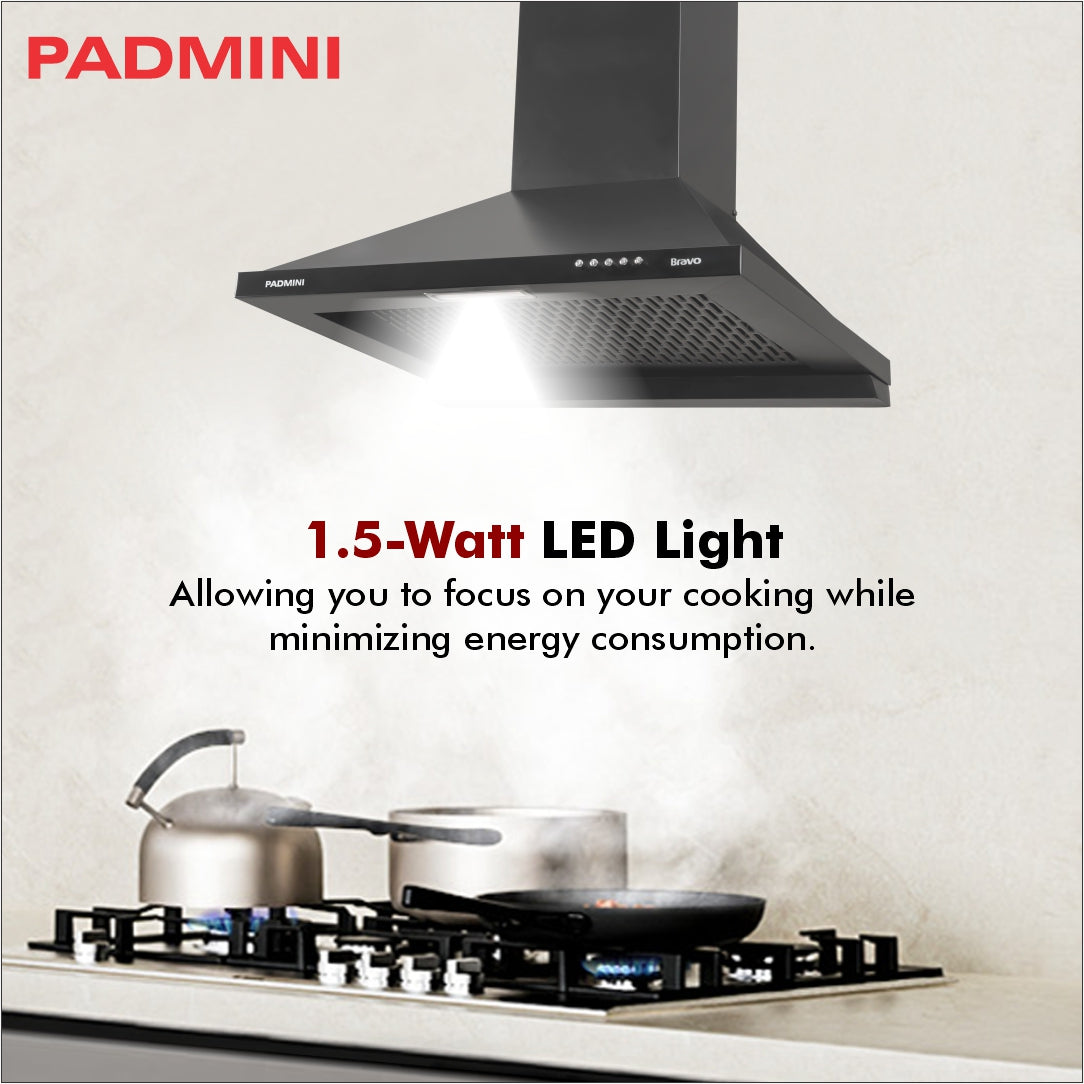 PADMINI Electric Chimney Bravo 60 FL (FILTERLESS)