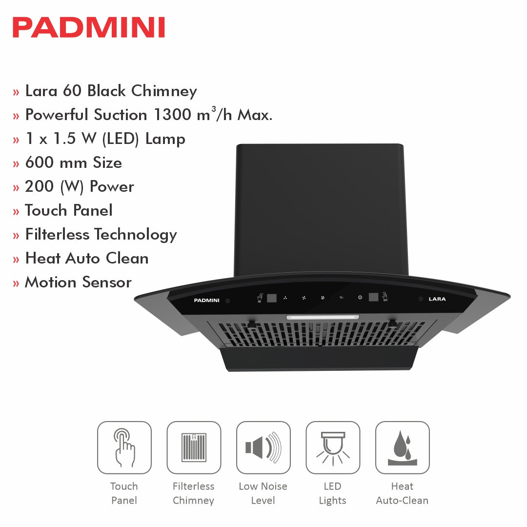 PADMINI Electric Chimney LARA 60