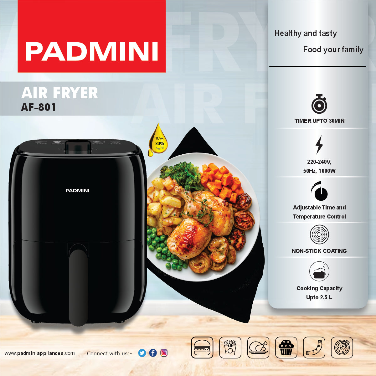 PADMINI Air Fryer AF - 801