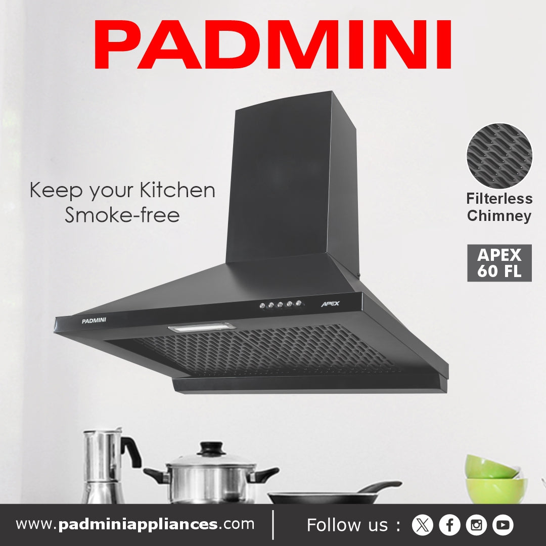 PADMINI Electric Chimney Apex 60 FL (FILTERLESS)
