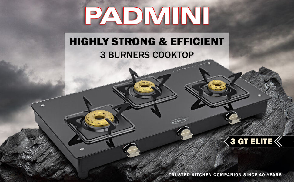 3 burners cooktop