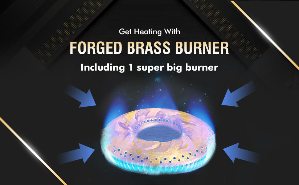 3 Gas Burner Cooktop