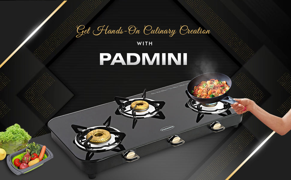 3 Gas Burner Cooktop