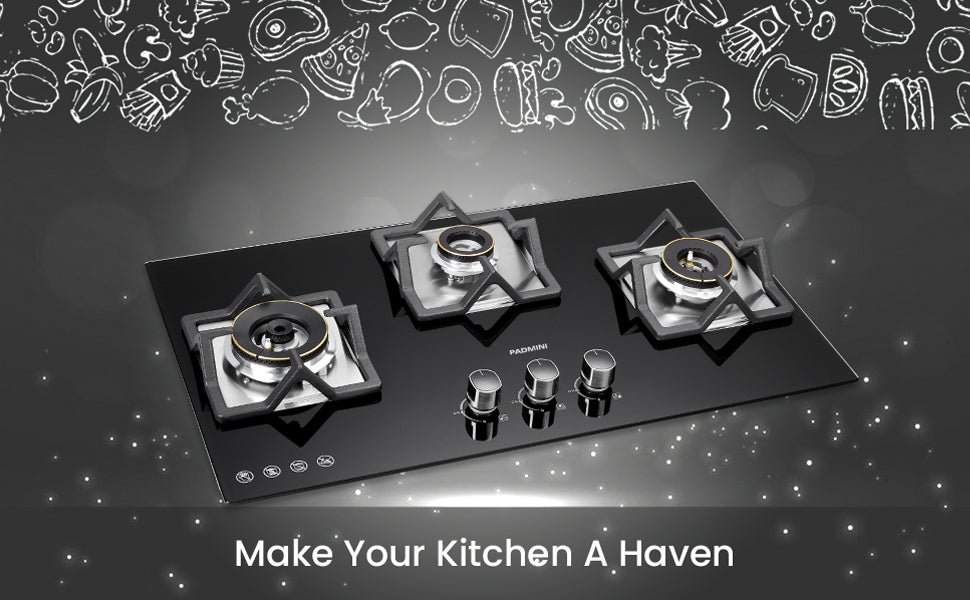 premium hob 3 burner image 5