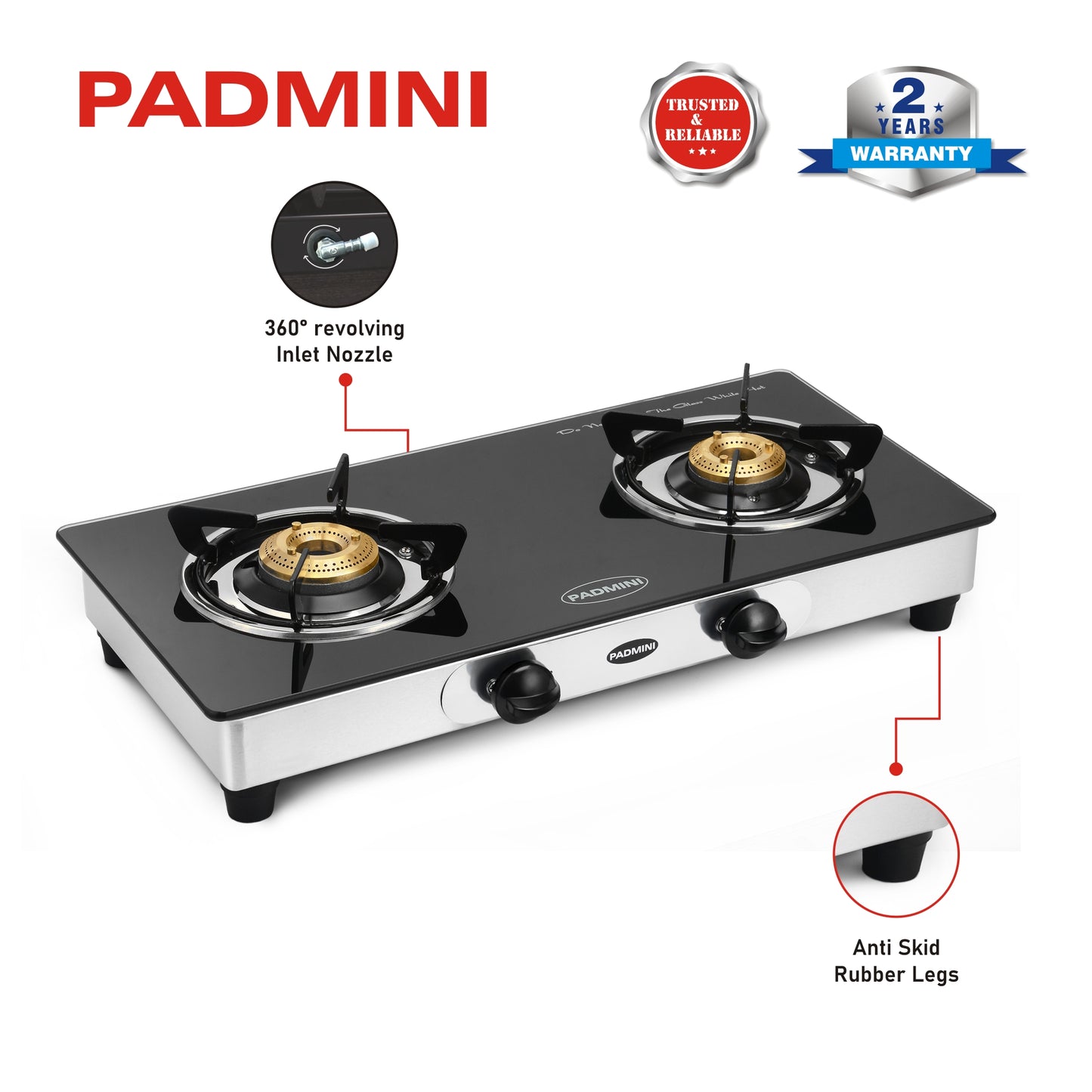 PADMINI 2 Burner 2GT Smart - PADMINI APPLIANCES