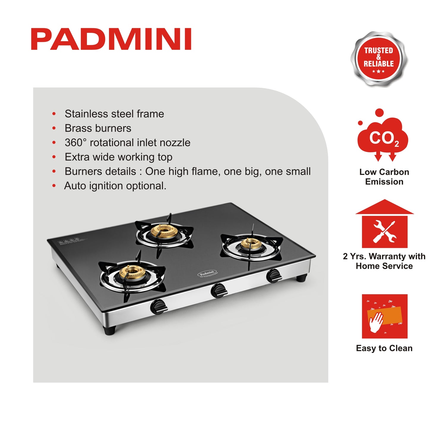 buy 3 Burner cooktop 3GT 321 XL online