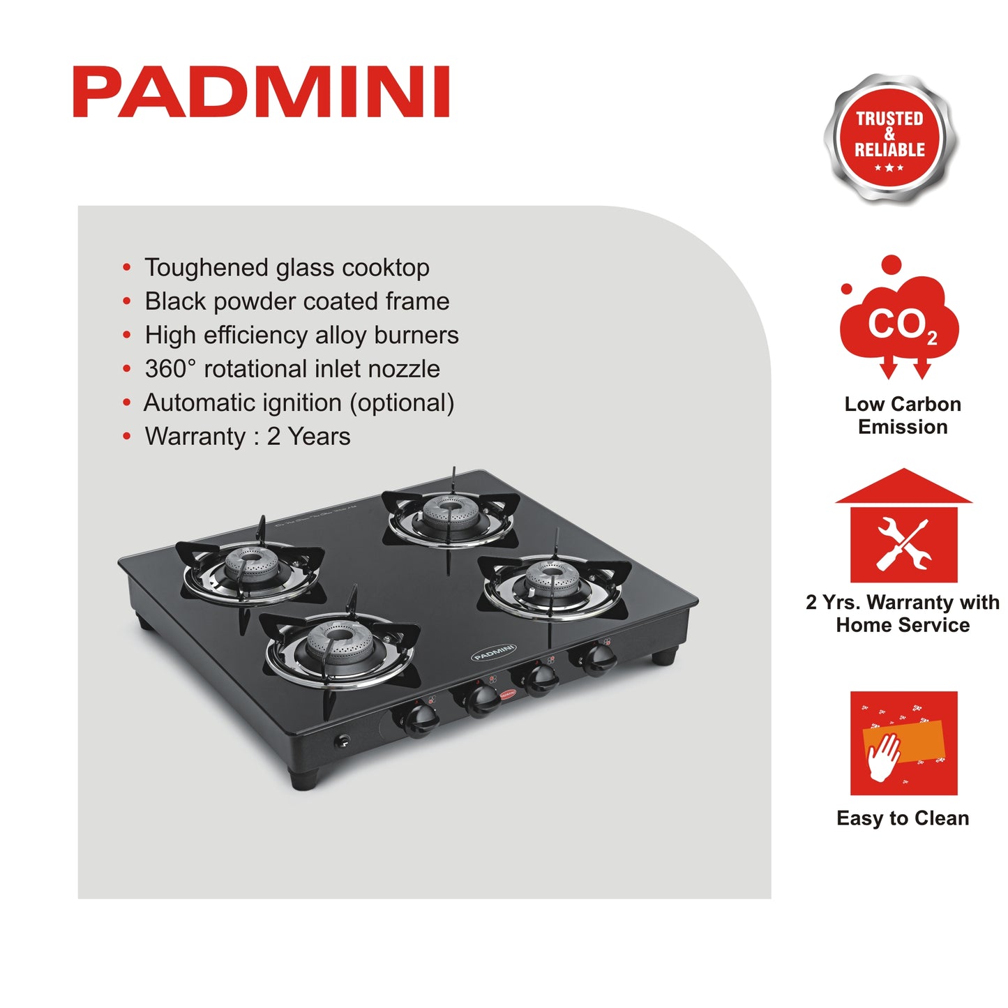 4 Burner stove 4GT Prima online in delhi