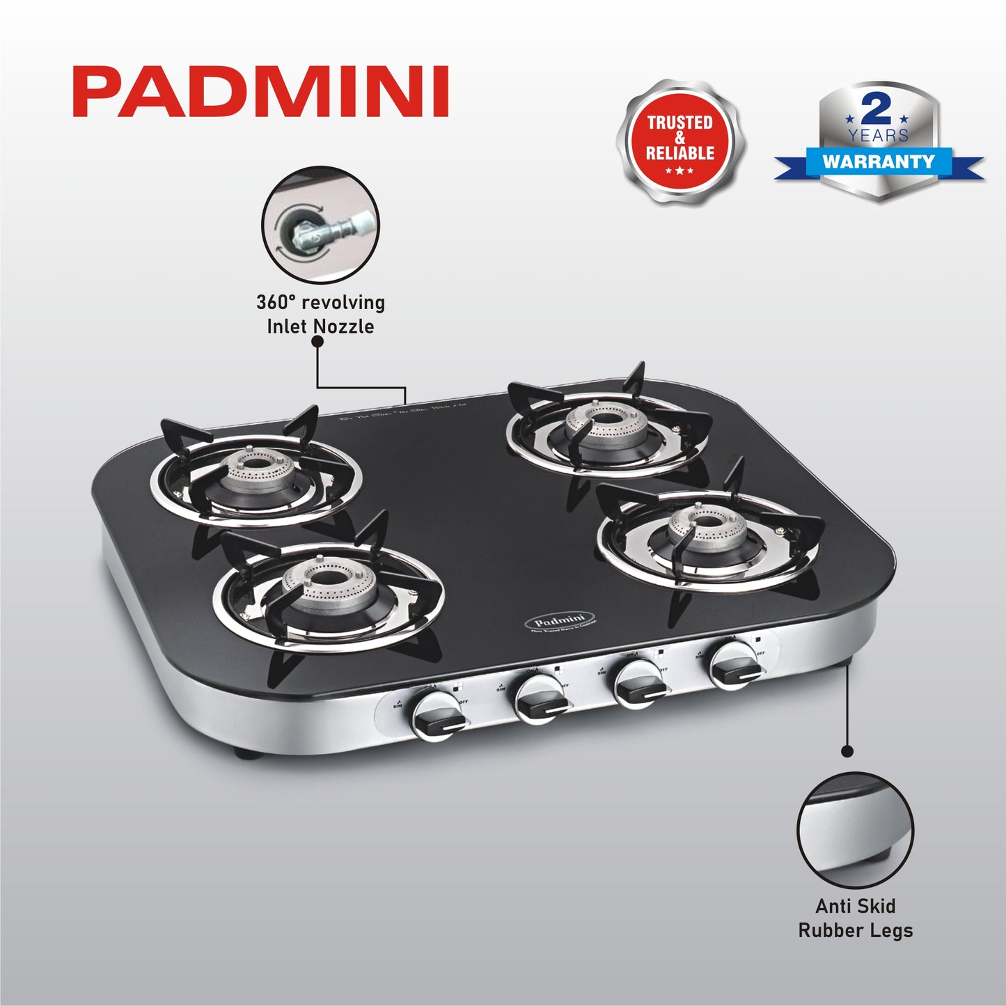 4 Burner cooktop 4GT RU