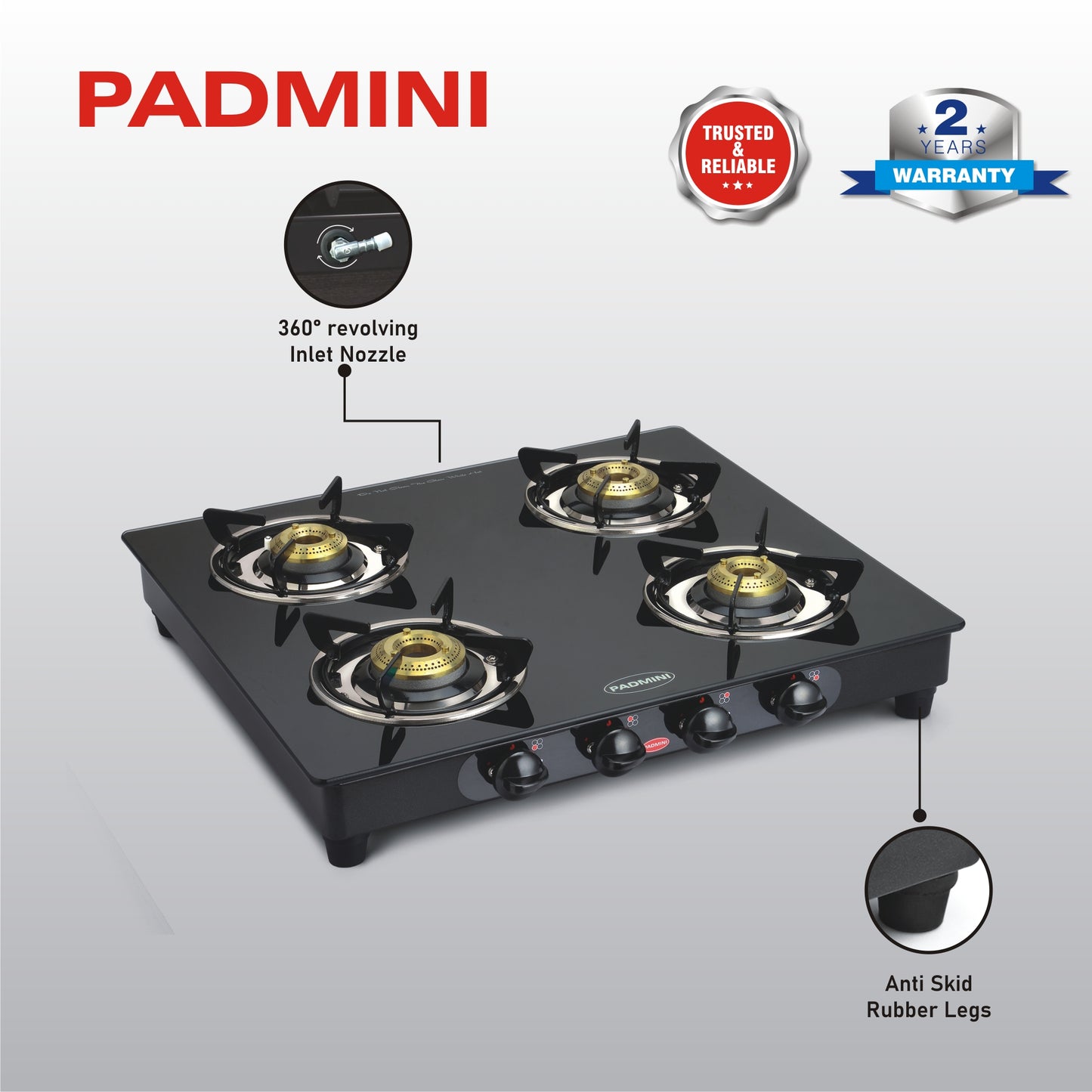 4 Burner stove 4GT Star