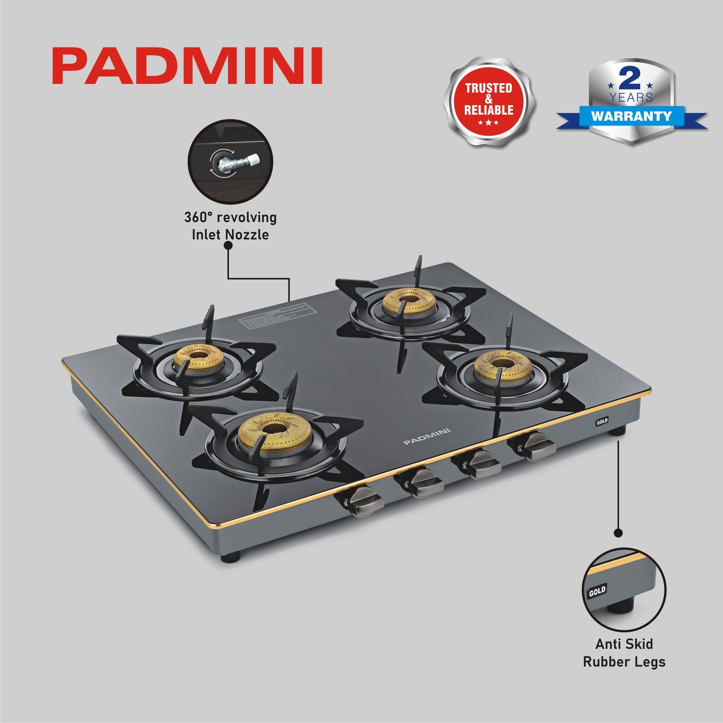 4 Burner Cooktop 4GT Gold online price