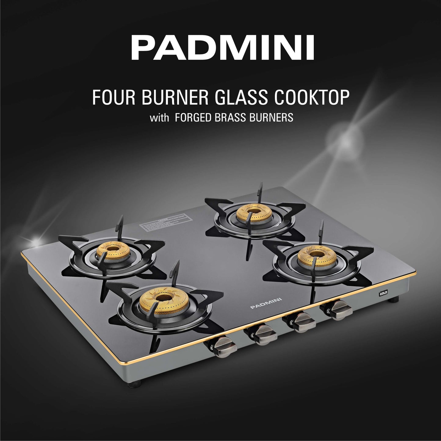 best 4 Burner Cooktop 4GT Gold online India