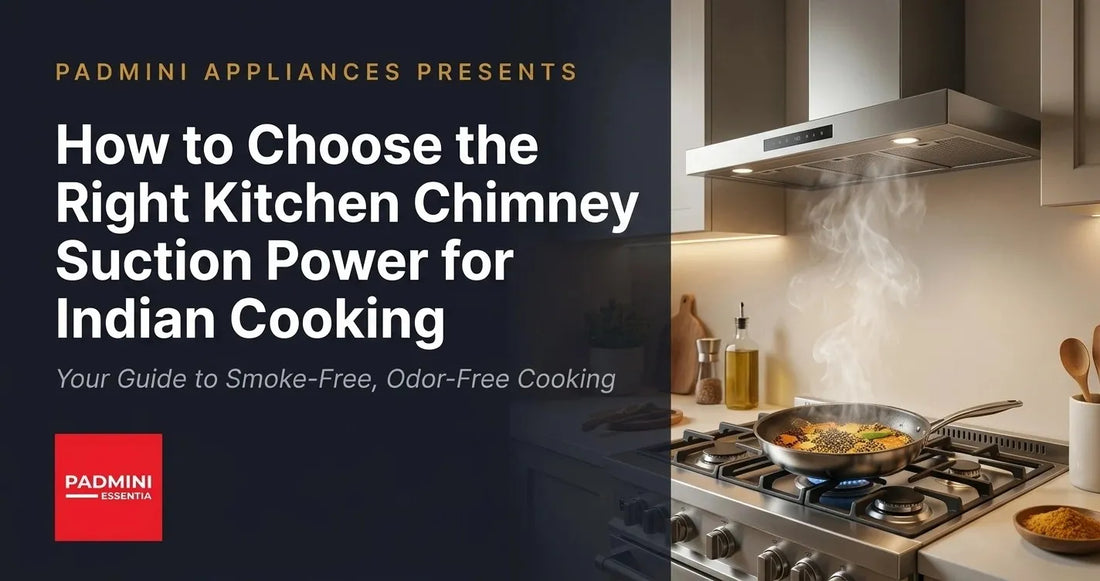How to Choose the Right Kitchen Chimney Suction Power for Indian Cooking?