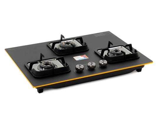 PADMINI Gas Hob ONYX - 305 EDGE MATTE