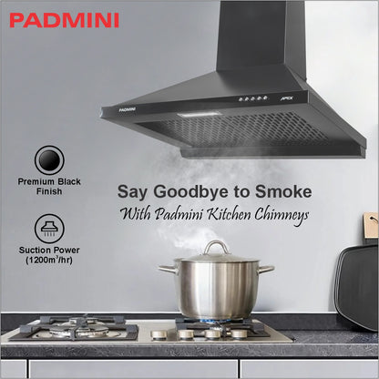 PADMINI Electric Chimney Apex 60 FL (FILTERLESS)