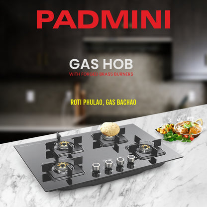 PADMINI Gas Hob 407 GL IB HF (High Flame)