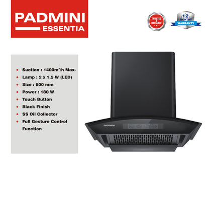 PADMINI Electric Chimney AuraMaxx 60