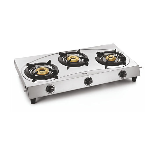 PADMINI 3 Burner CS-304 Stainless Steel Gas Stove