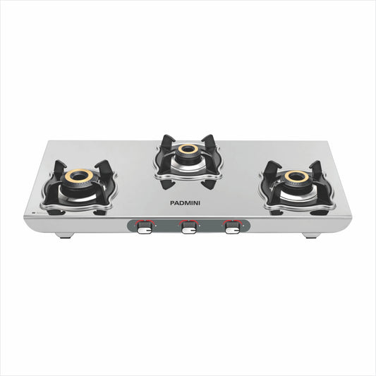PADMINI 3 Burner Cooktop 3GT INOX