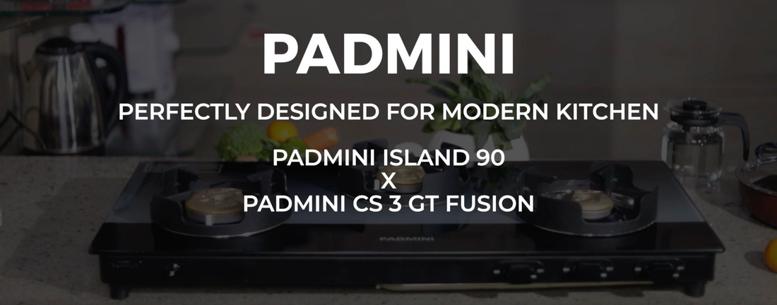 Island 90 Chimney - 3GT Fusion Cooktop