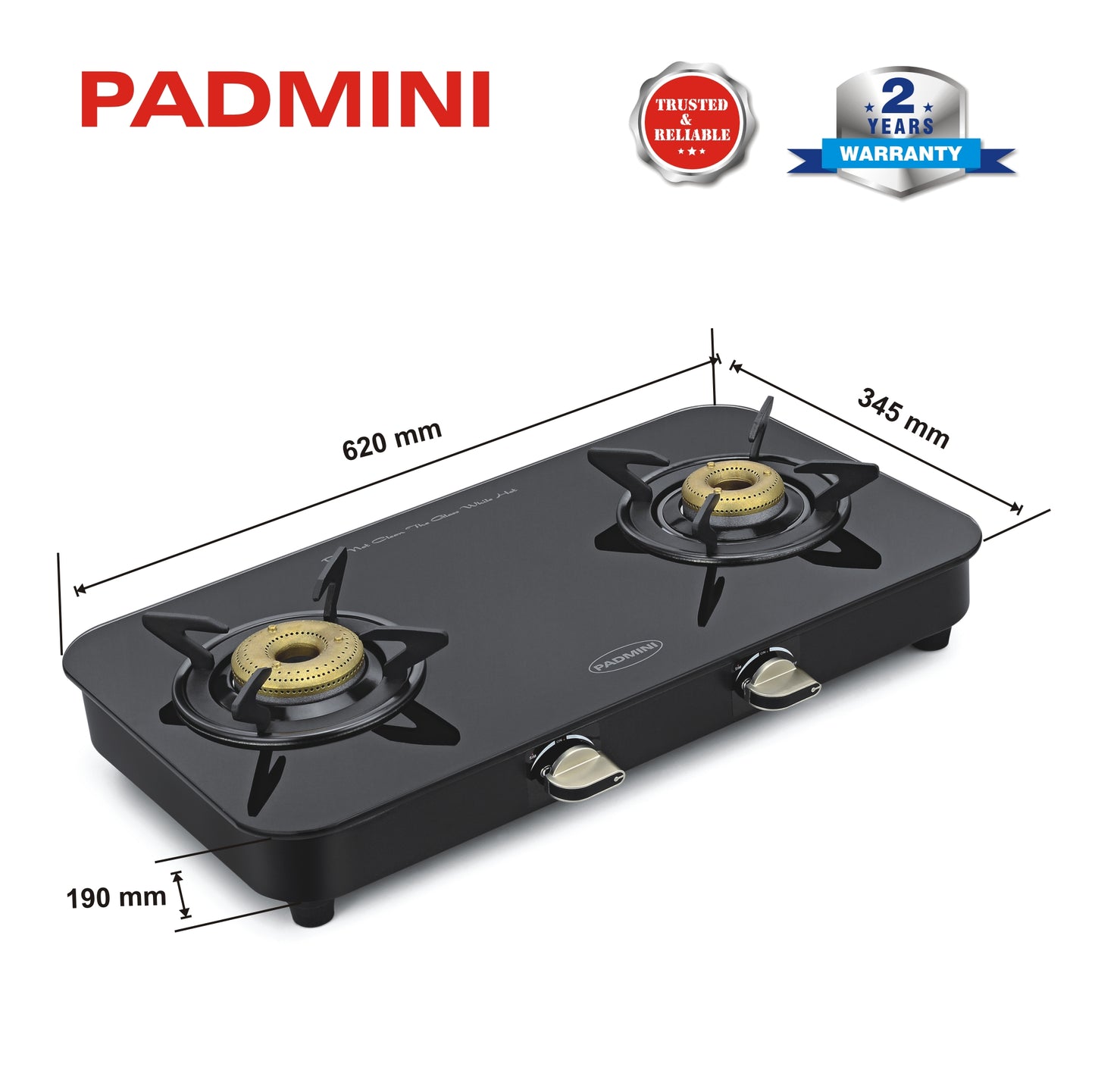 PADMINI 2 Burner 2GT Lotus - PADMINI APPLIANCES