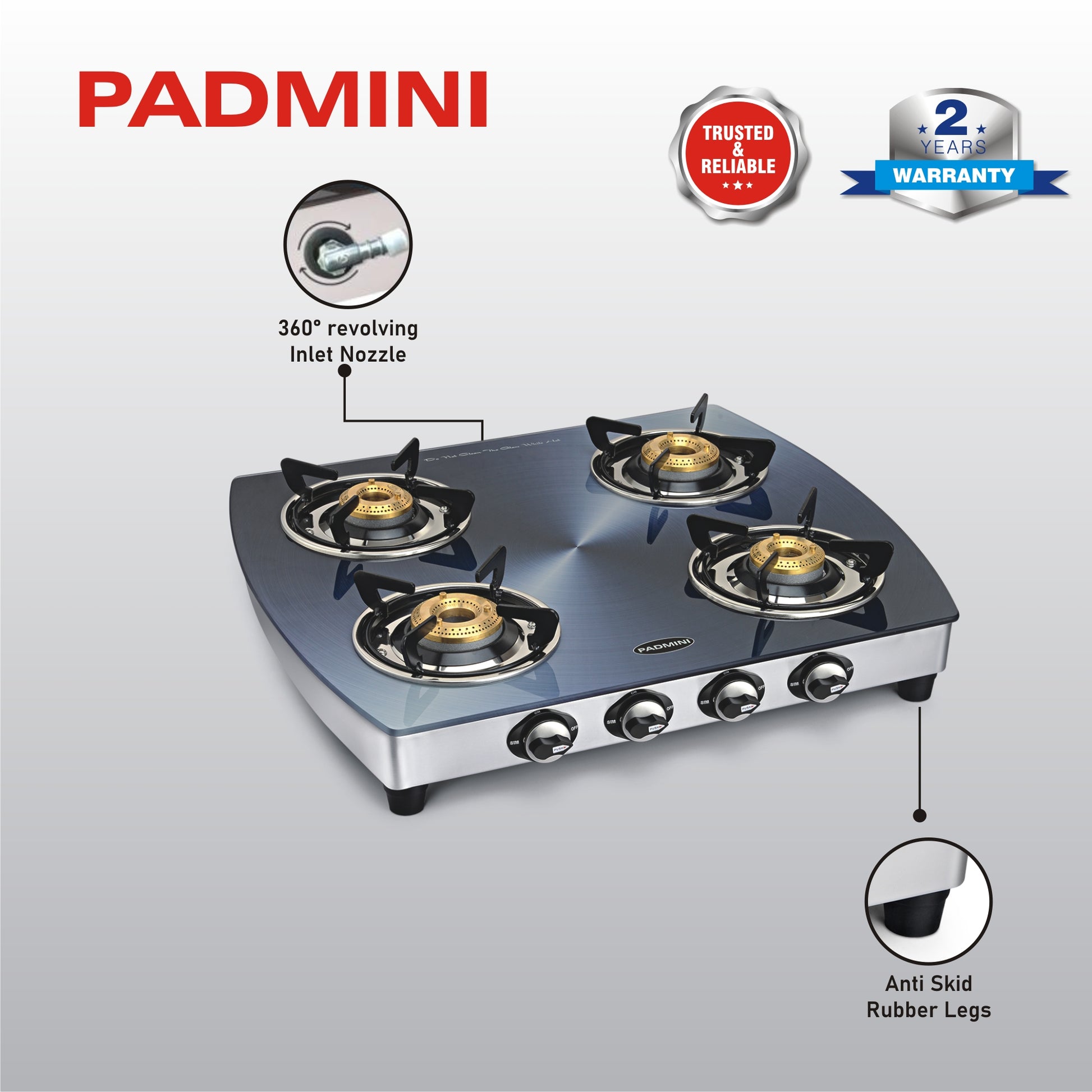 buy 4 Burner Cooktop 4GT Silvo price online