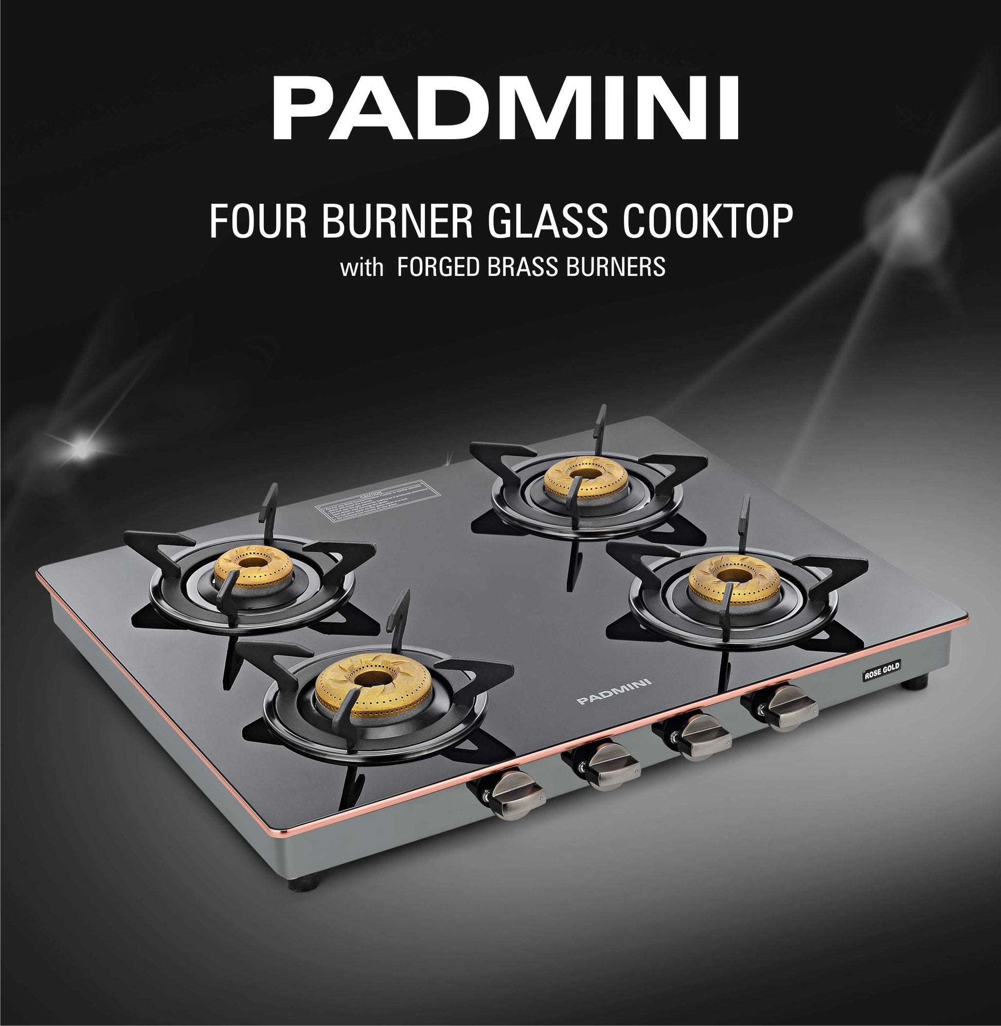 4 Burner Cooktop 4GT Rose Gold near me