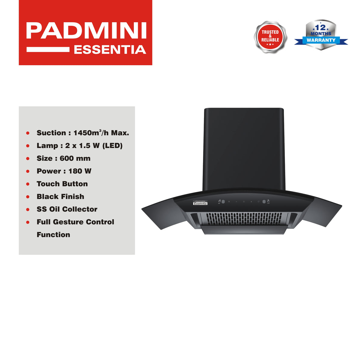 best Chimney Aura 90 Auto Clean Filter Less