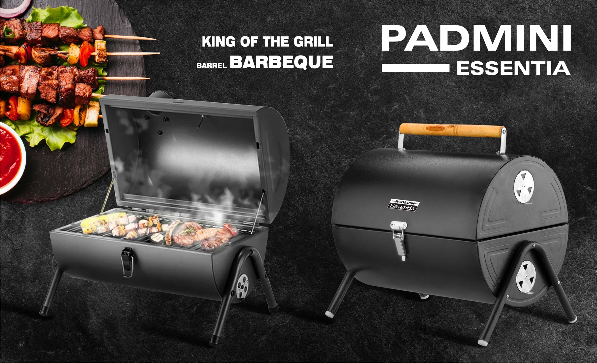 Barrel Smoker & Charcoal Grills