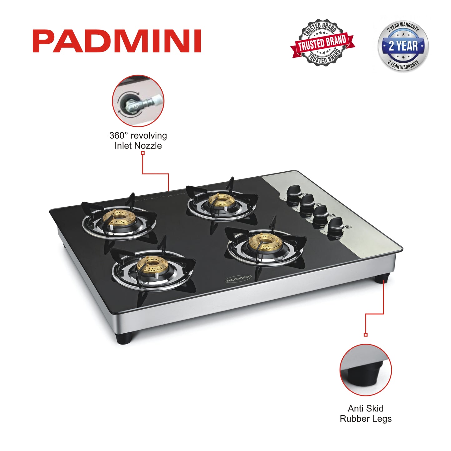 buy 4 Burner stove 4GT Hob Style online