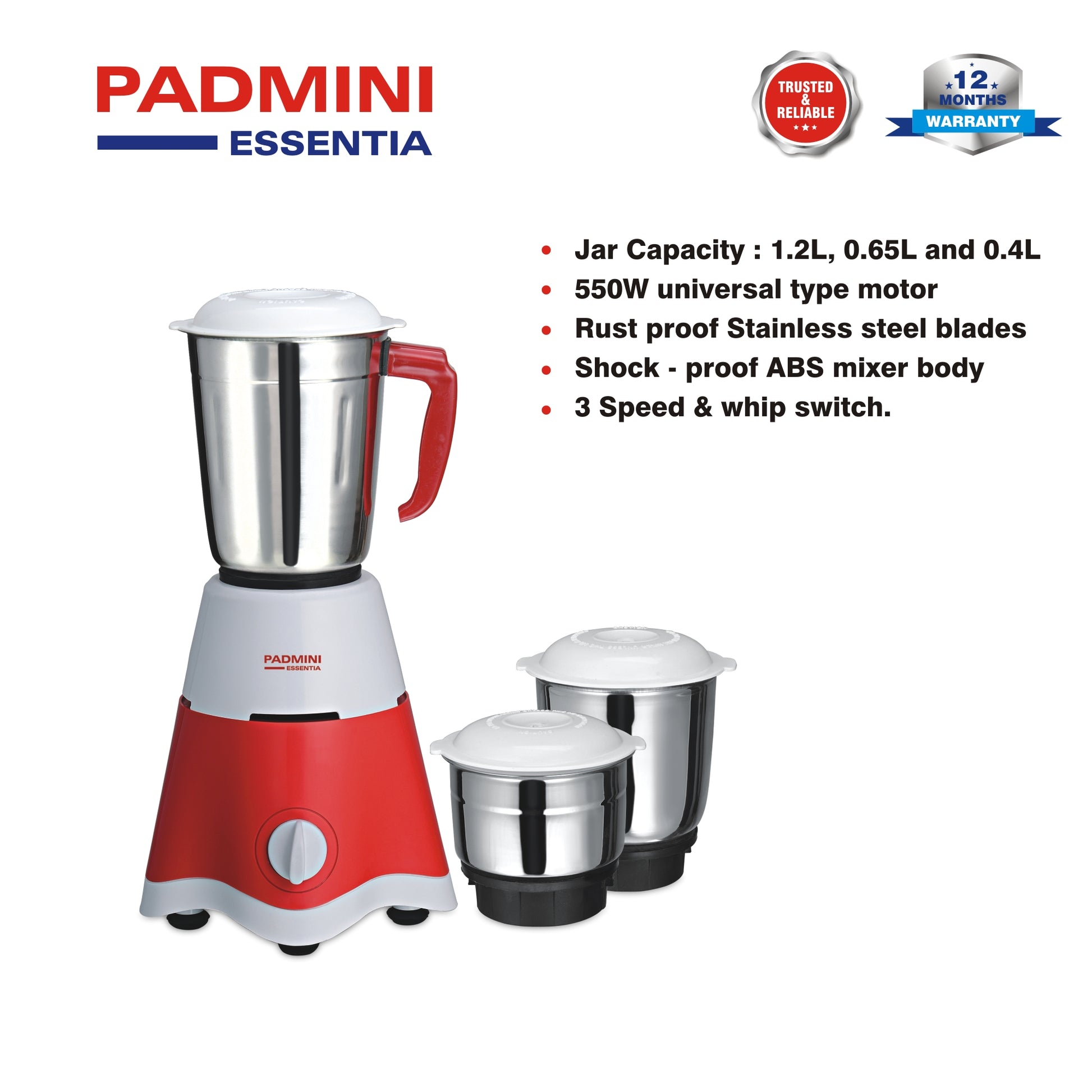 Mixer Grinder Lisa 550 best price